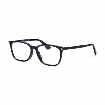 GUCCI Classic Bee Black Square Fashion Eyeglasses Frame Unisex Optical Glasses GG0156