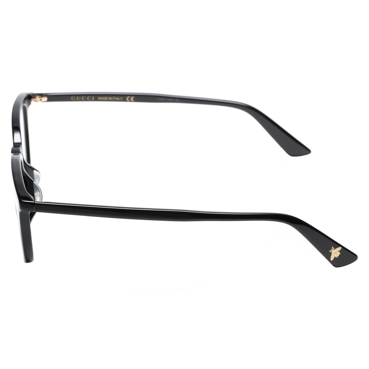 GUCCI Classic Bee Black Square Fashion Eyeglasses Frame Unisex Optical Glasses GG0156 圖 4