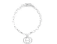 Order Pulsera GUCCI Clásica Unisex de Plata 925 con Colgante Doble G Diseño Pareja. 295711-J8400-8106