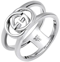 GUCCI Classic GG Pattern 9mm 925 Silver Unisex Couple Ring Silver YBC295716001 GUCCI Classic GG Pattern 9mm 925 Silver Unisex Couple Ring Silver YBC295716001
