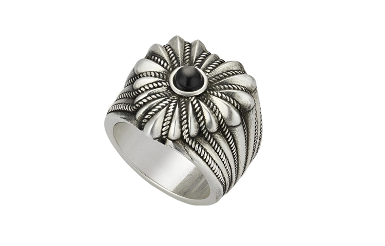 GUCCI Classic Interlocking Double G Heart S925 Silver Unisex Ring 728462-J8440-8163 圖 3