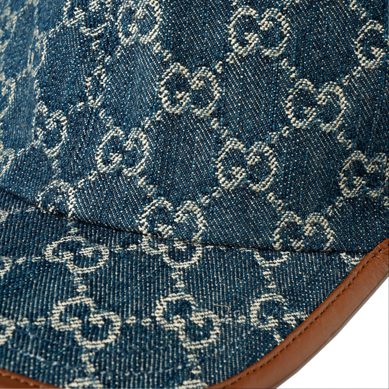 Details for GUCCI 經典標誌潮流棉質藍色棒球帽 男款 6562064HAC3