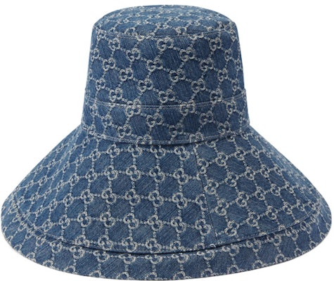 グッチ クラシックロゴ ユニセックス バケットハット - ブルー 631958-3HAAH-4900 Shop グッチ クラシックロゴ ユニセックス バケットハット - ブルー 631958-3HAAH-4900