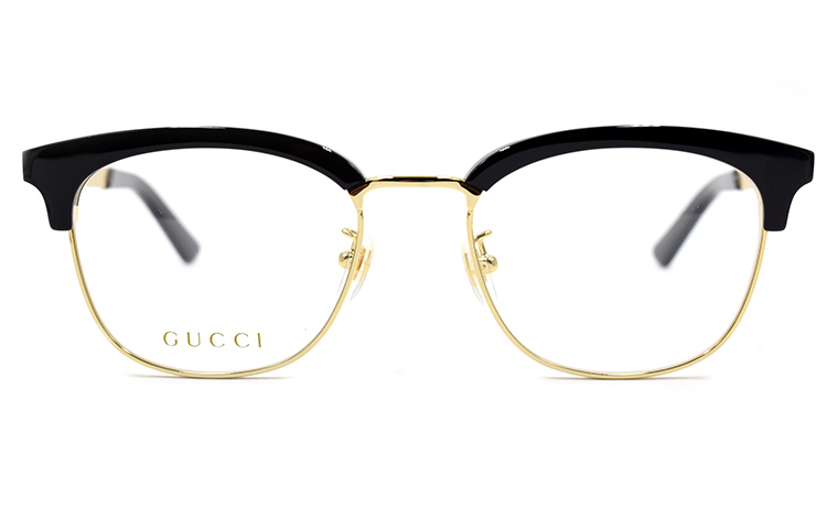 GUCCI Classic Ornament Optical Glasses for Men Black Gold GG0698OA-002 圖 3