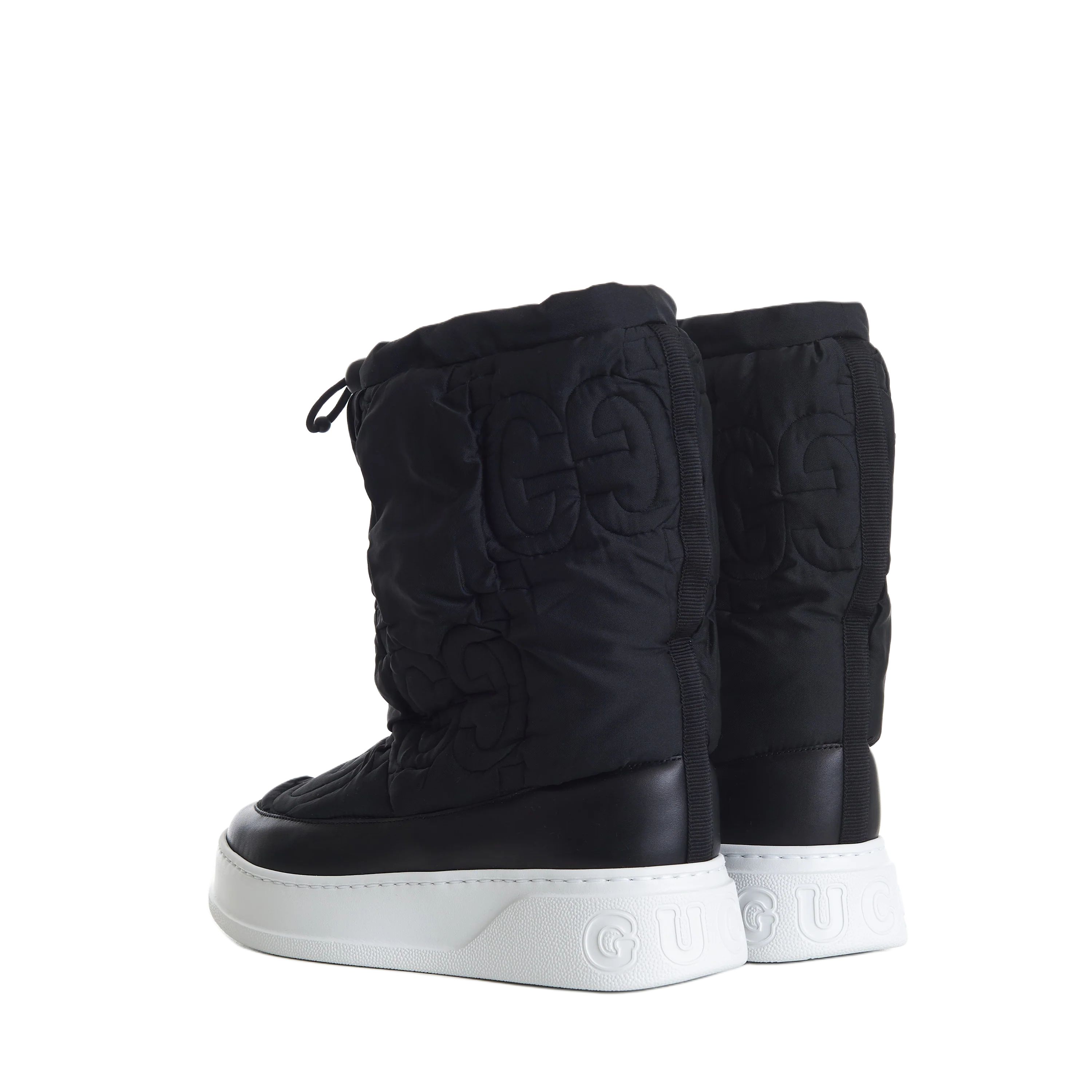 Shop Botas de Tela Gucci Negras 721104-FAAWE-1164