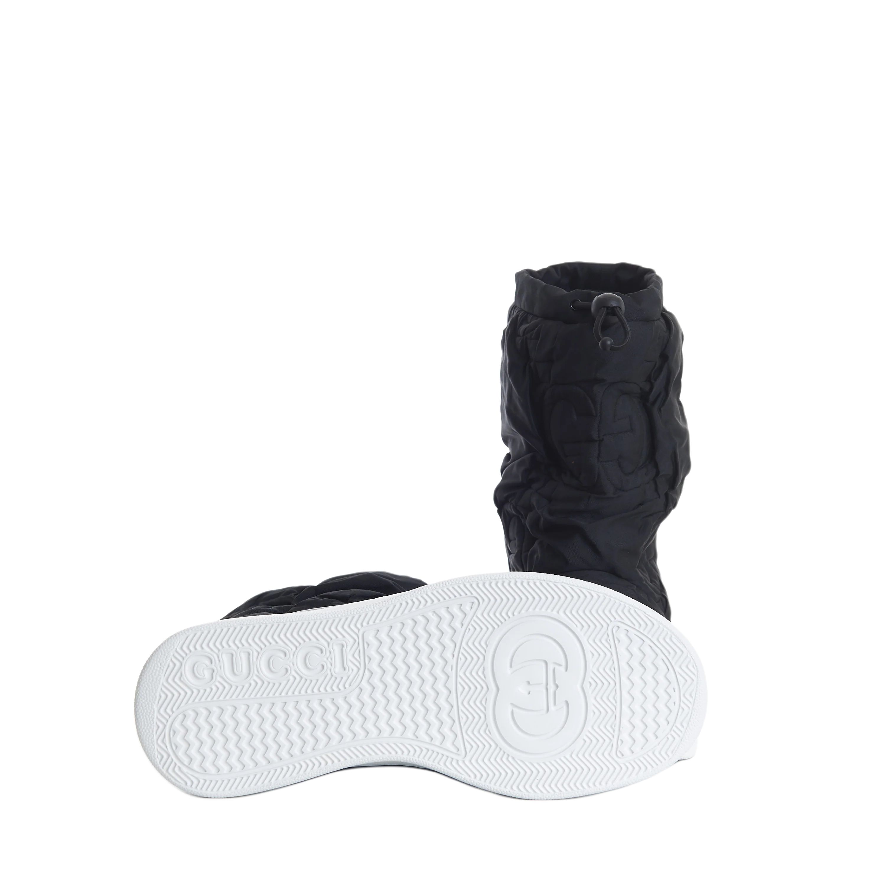 Sizing Botas de Tela Gucci Negras 721104-FAAWE-1164