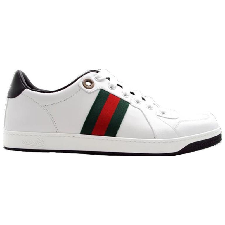 Order Gucci Coda 網紋條紋低筒運動鞋 '白色' 283115-APD90-9072