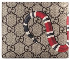 Dompet Koin Gucci GG Supreme Kingsnake Print Beige/Ebony Order Dompet Koin Gucci GG Supreme Kingsnake Print Beige/Ebony
