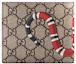 Order Gucci Coin Wallet GG Supreme Kingsnake Print Beige/Ebony