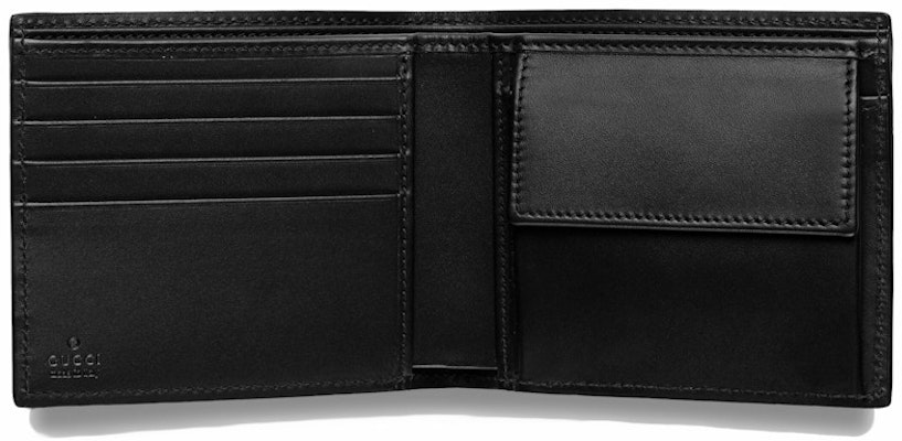 Billetera Gucci GG Supreme Estampado Kingsnake Negro/Gris Lookbook Billetera Gucci GG Supreme Estampado Kingsnake Negro/Gris