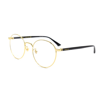 GUCCI Color Enamel Metal Round Optical Glasses Unisex情侣款 GG0297OK-001
