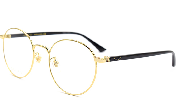 GUCCI Color Enamel Metal Round Optical Glasses Unisex情侣款 GG0297OK-001 圖 2
