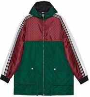 Gucci Colorblock Jacquard Hooded Jacket Green 590746-Z4039-6705 Gucci Colorblock Jacquard Hooded Jacket Green 590746-Z4039-6705