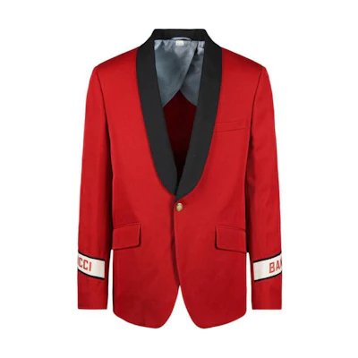 Gucci Colorblock Single Breasted Long Sleeve Jacket Men Red 568655-Z570J-6102