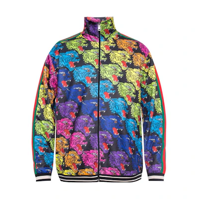 Gucci Colorblock Stand Collar Zip-Up Jacket 526577-X9X26-1082