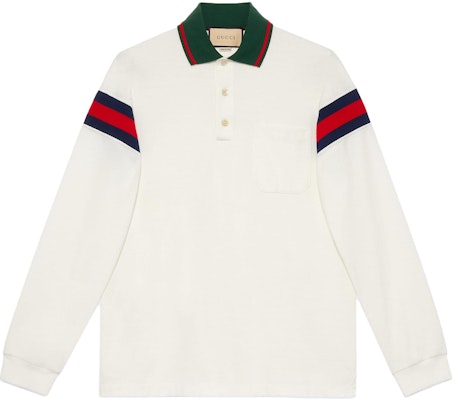 Polo de manga larga Gucci Colorblock con detalle de rayas. 715268-XJETR-9088 Buy Polo de manga larga Gucci Colorblock con detalle de rayas. 715268-XJETR-9088