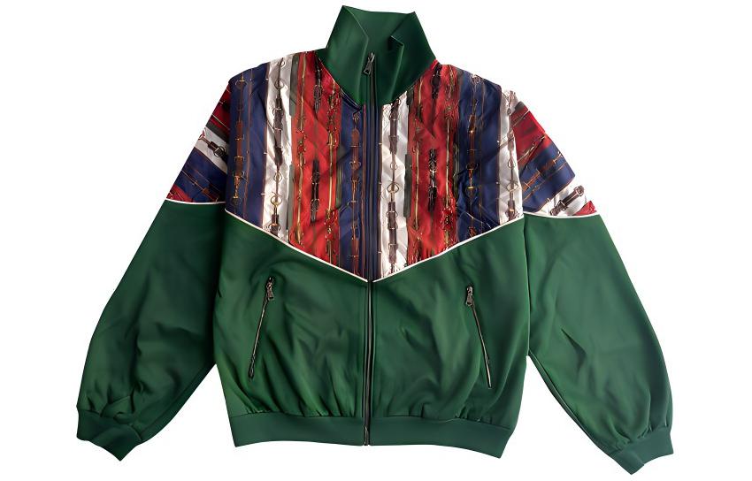 Gucci Colorblock Zip Casual Jacket for Men Green 575740-XJBA8-3134