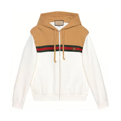 Gucci Colorblock Zip Hoodie White 660292-XJDHD-2109