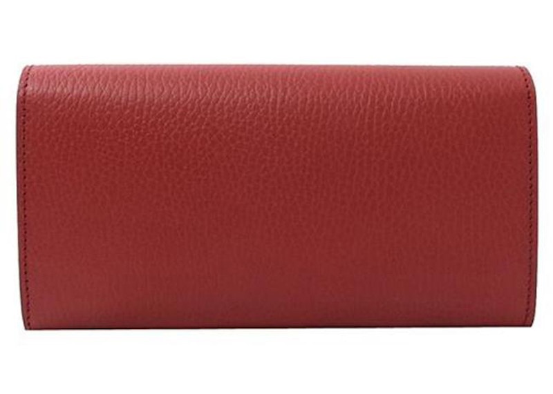 Order Cartera Gucci Continental GG Interlocking Roja (12 Ranuras para Tarjetas)