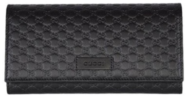 Gucci Continental Wallet MicroGuccissima Black Gucci Continental Wallet MicroGuccissima Black