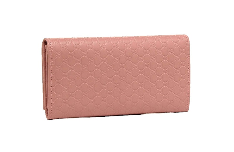 Order Cartera Gucci Continental Bifold Microguccissima Rosa Suave.
