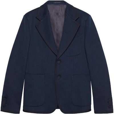 Gucci Cosmogonie Blazer Single-Breasted Biru Tua Pria 722465-ZAKNI-4440 Buy Gucci Cosmogonie Blazer Single-Breasted Biru Tua Pria 722465-ZAKNI-4440