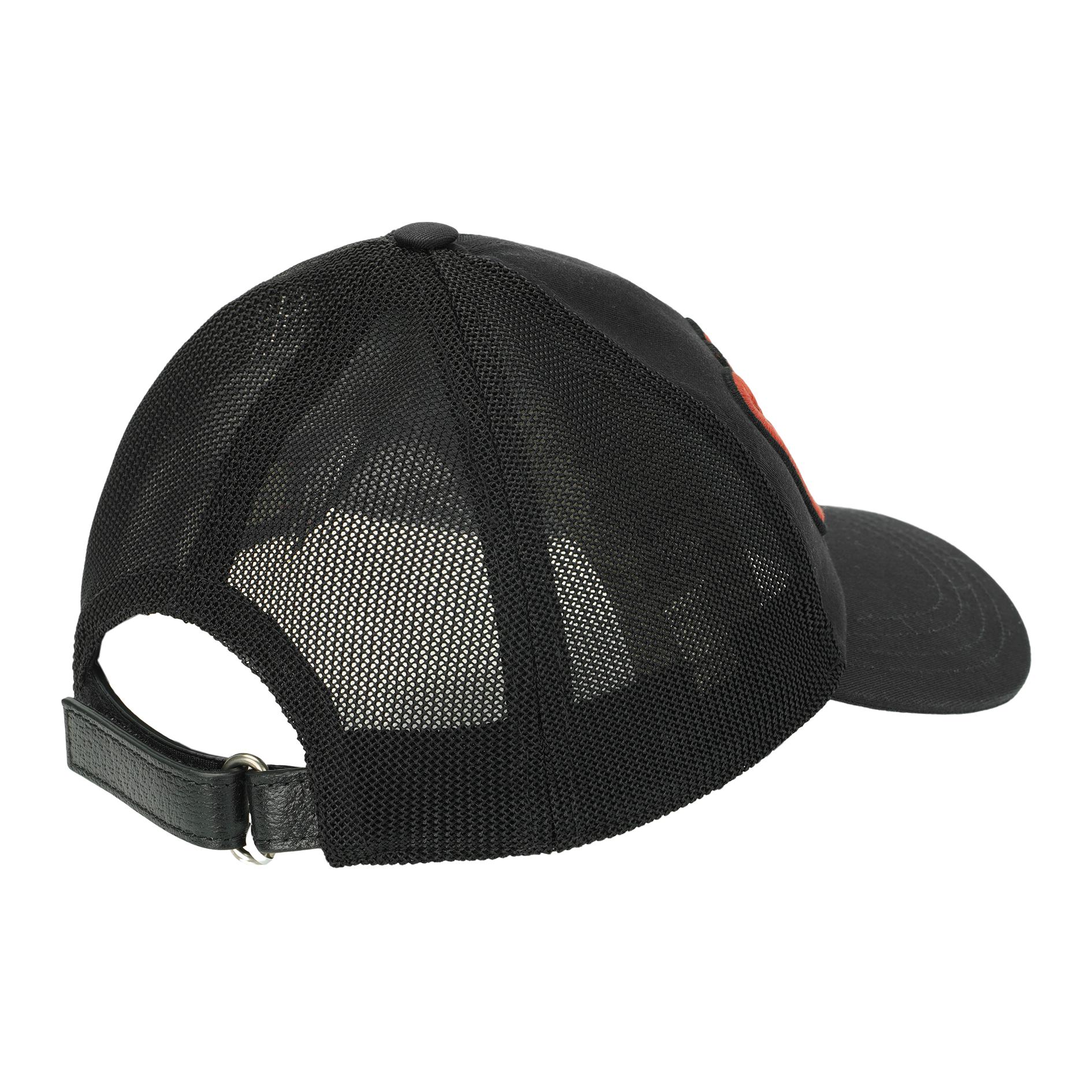 Purchase GUCCI 棉質黑色鏤空Logo棒球帽 男女通用 7013244HAOY1060