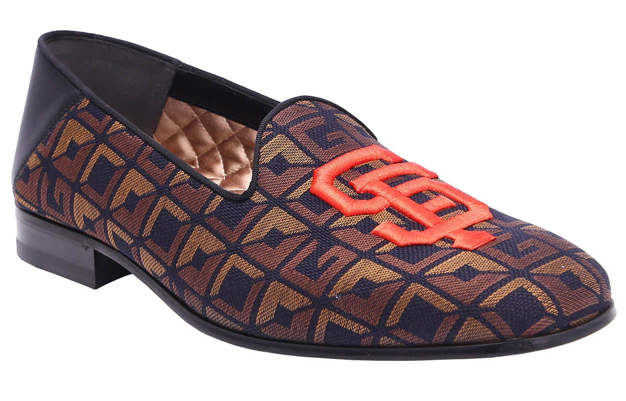 Lookbook Gucci Scarpe Basse Casual in Cotone a Blocchi di Colore 548891-90310-4095
