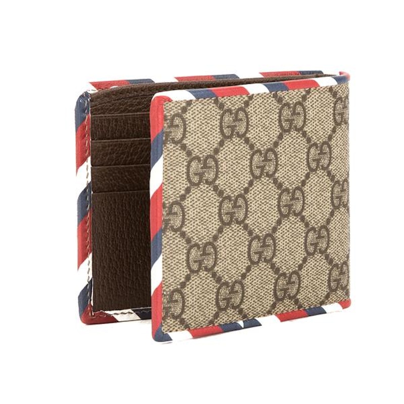 Gucci Courrier Wallet Monogram GG Supreme UFO Embroidered Brown 圖 2