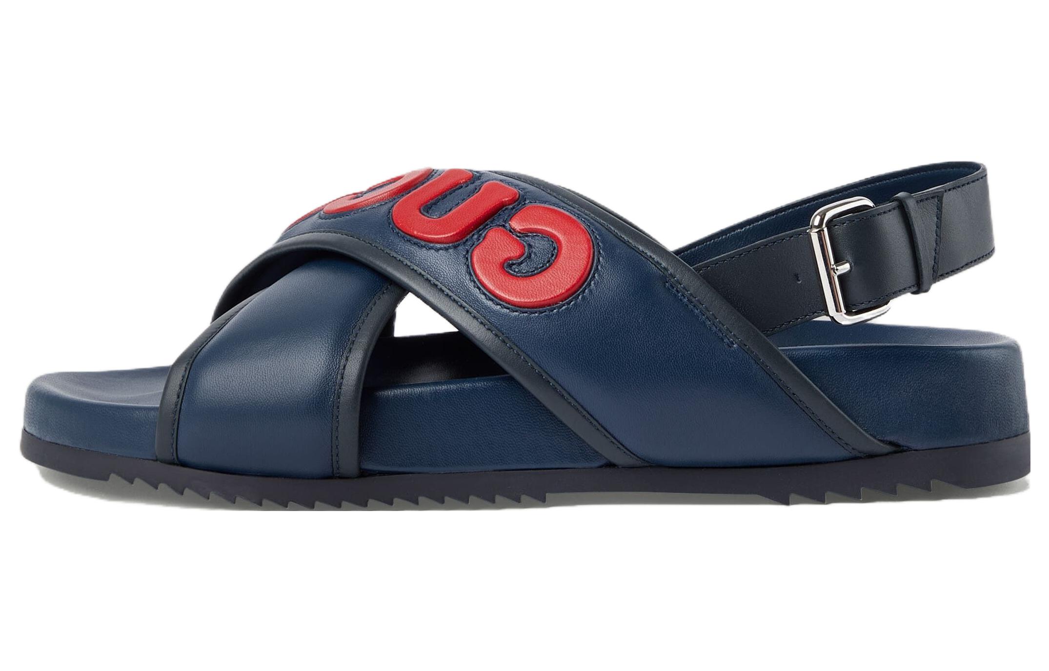 Gucci Crossover Sandal 'Blue Red' 742024-AABYS-4058