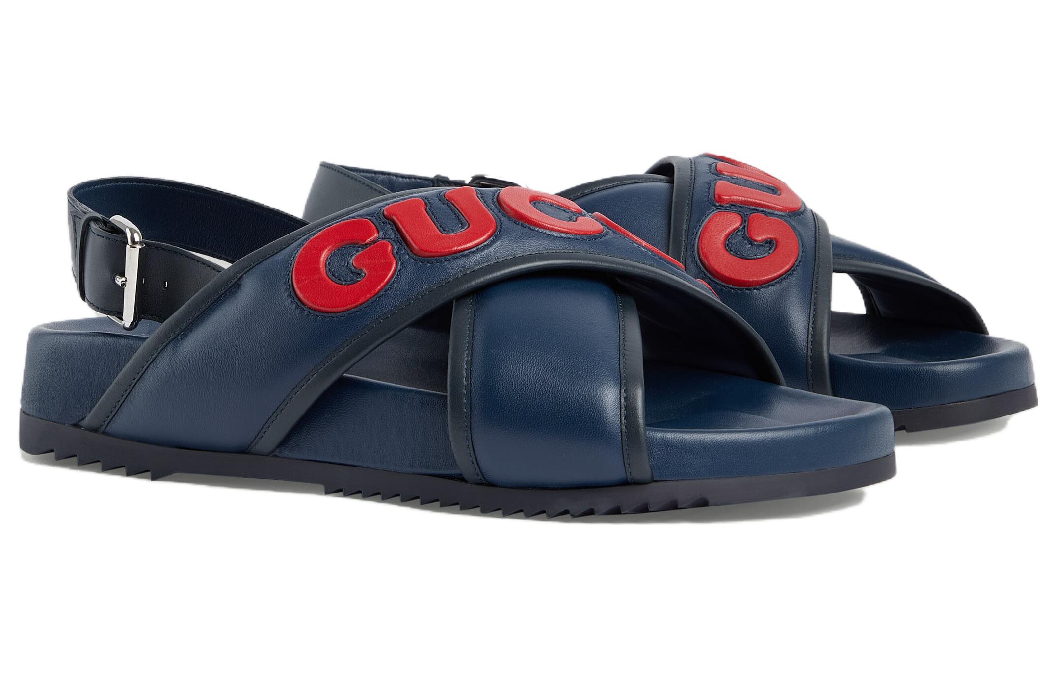 Order Sandal Cross Gucci Biru Merah 742024-AABYS-4058
