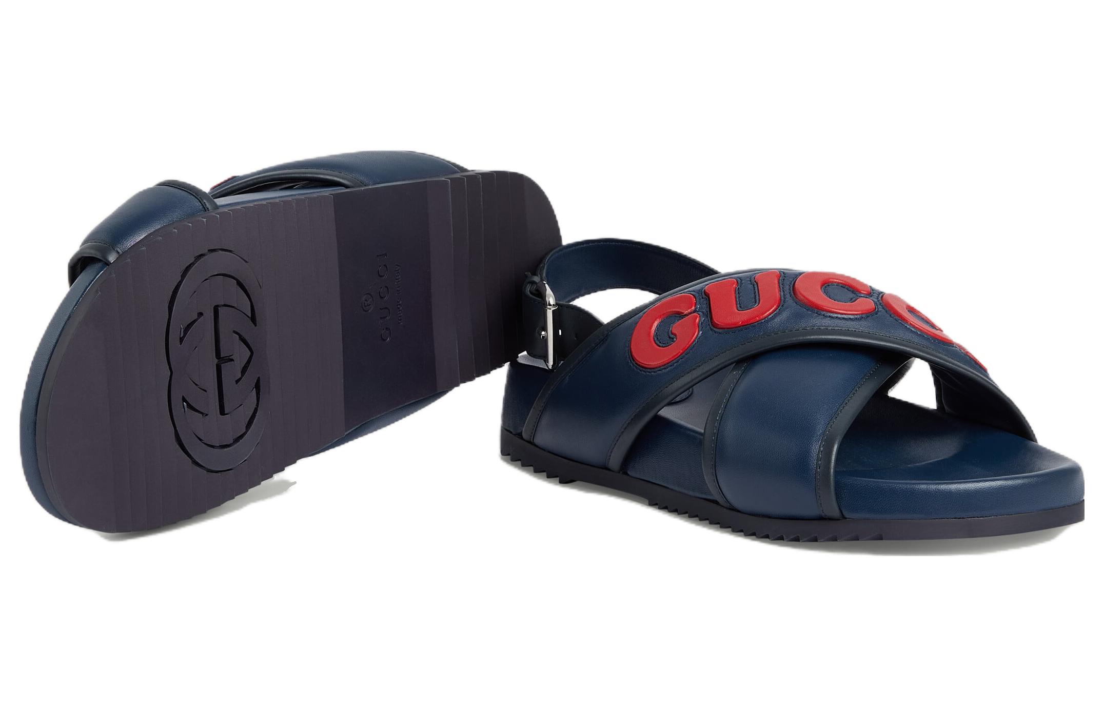 Purchase Sandal Cross Gucci Biru Merah 742024-AABYS-4058