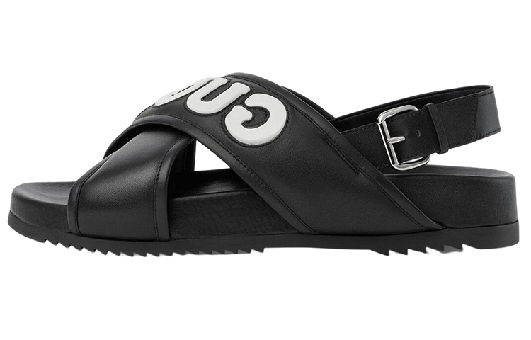 Gucci Crossover Sandal 'Black White' 742024-AABYS-1365