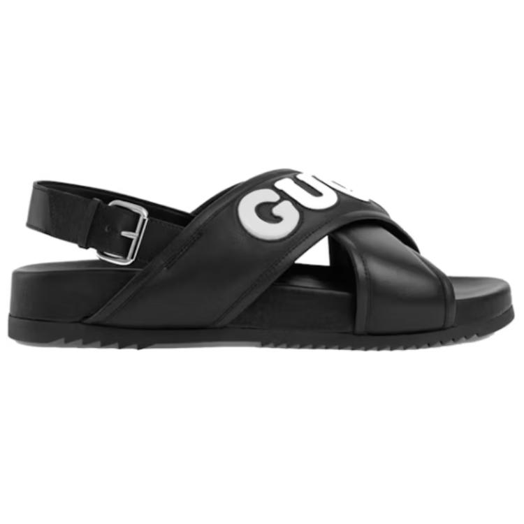 Order Sandal Hitam Gucci Crossover 742024-AABYS-1365