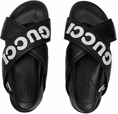 グッチ クロスオーバー サンダル (ブラック) 742024-AABYS-1365 Shop グッチ クロスオーバー サンダル (ブラック) 742024-AABYS-1365