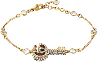 GUCCI Crystal Double G Key Cuff Bracelet Fashion Jewelry. 63-J1D50-80624562 GUCCI Crystal Double G Key Cuff Bracelet Fashion Jewelry. 63-J1D50-80624562