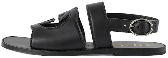 Gucci Sandal 'Interlocking G - Black' 723627-US000-1000 Gucci Sandal 'Interlocking G - Black' 723627-US000-1000