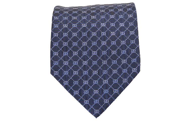 GUCCI Dark Blue Tie GG Supreme Collection 386489-4B002-4269 圖 2