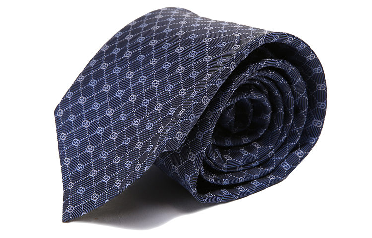 GUCCI Dark Blue Tie GG Supreme Collection 386489-4B002-4269 圖 3