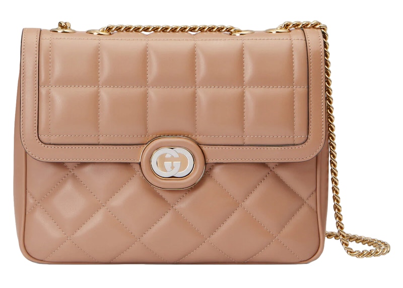 Buy Bolso Gucci Deco Pequeño al Hombro Rosa Beige.