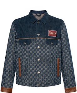 古驰深蓝色logo印花长袖牛仔夹克 649110-XDBIP-4266 Buy 古驰深蓝色logo印花长袖牛仔夹克 649110-XDBIP-4266