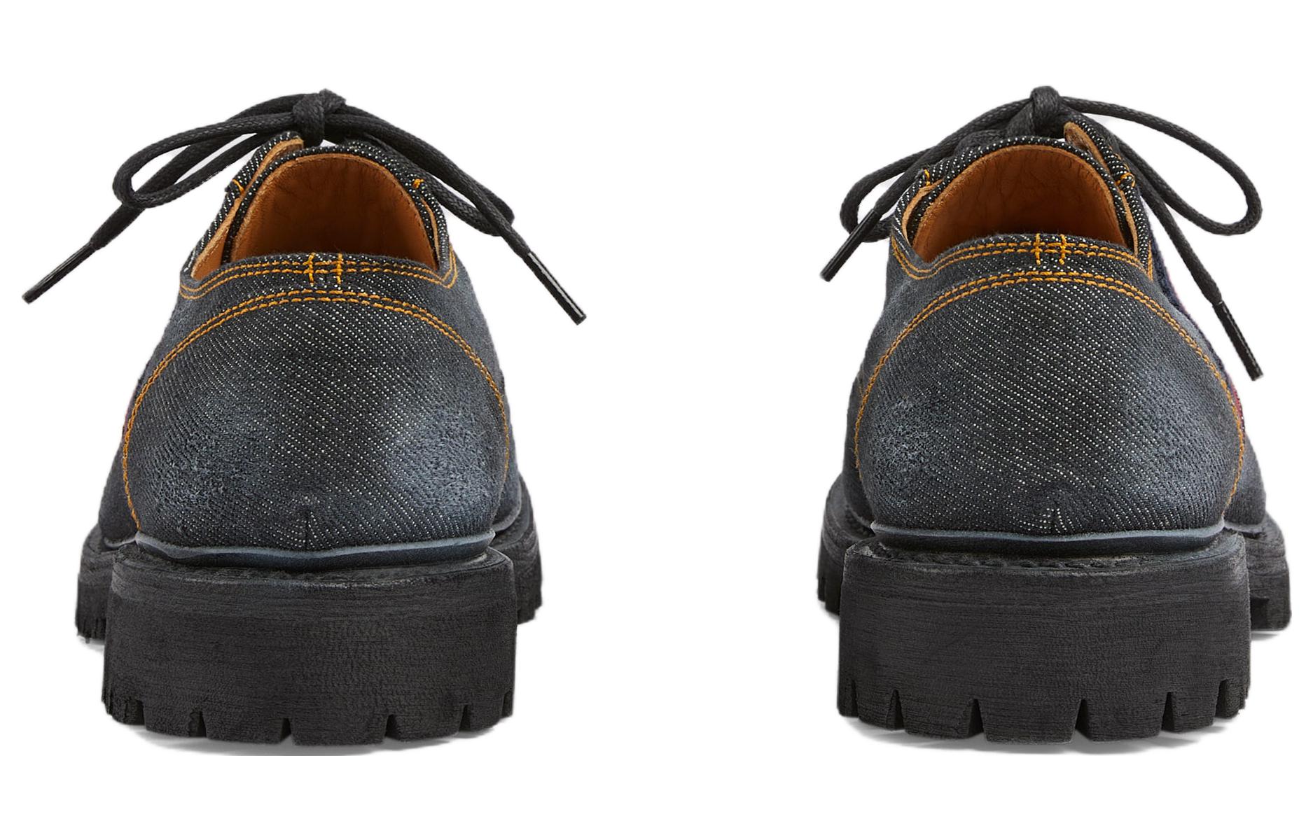Purchase Gucci Denim Derby Shoes 'Navy' 761990-FACG0-1098
