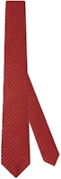 GUCCI Diagonal Striped Silk Tie for Men - Red 741716-4EAAT-6100 GUCCI Diagonal Striped Silk Tie for Men - Red 741716-4EAAT-6100