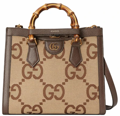 Tas Gucci Diana Jumbo GG Tote Kecil Camel/Ebony Buy Tas Gucci Diana Jumbo GG Tote Kecil Camel/Ebony