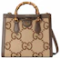 Buy Tas Gucci Diana Jumbo GG Tote Kecil Camel/Ebony