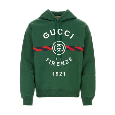 Gucci Digital Alphabet Logo Green Hoodie Long Sleeve 646953-XJD70-3635
