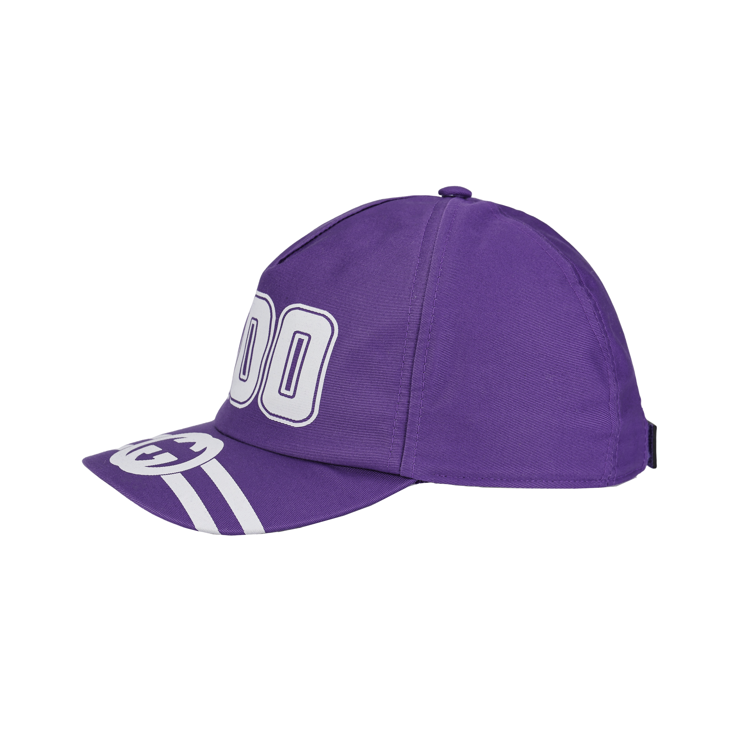 GUCCI Digital Logo Purple Fashion Baseball Cap Unisex 6730814HAKR5270