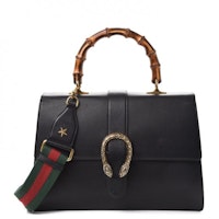 Gucci Dionysus Bamboo Top Handle Large Black Gucci Dionysus Bamboo Top Handle Large Black