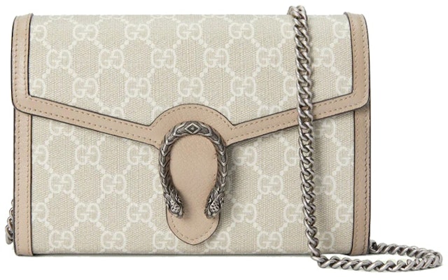 Gucci Dionysus Chain Wallet Beige/White Buy Gucci Dionysus Chain Wallet Beige/White