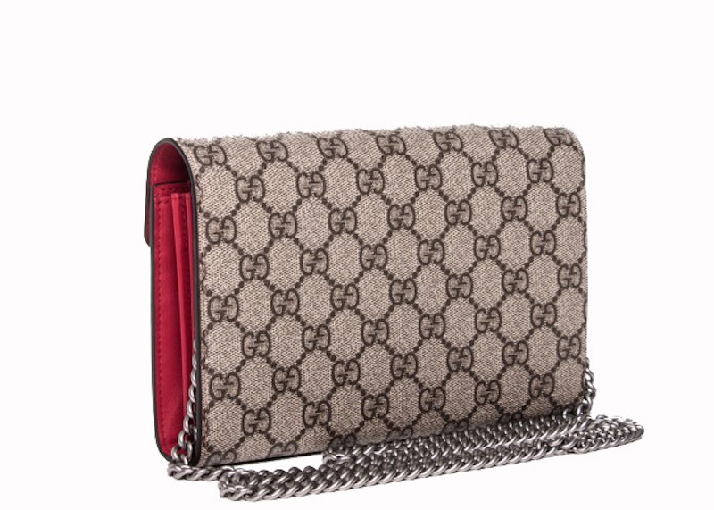 Order 구찌 디오니소스 체인 월렛 베이지/레드
